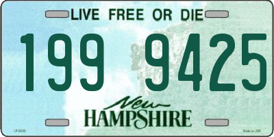 NH license plate 1999425