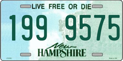 NH license plate 1999575