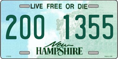 NH license plate 2001355