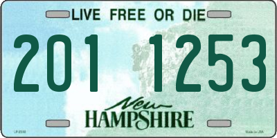 NH license plate 2011253