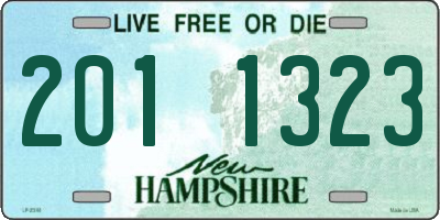 NH license plate 2011323