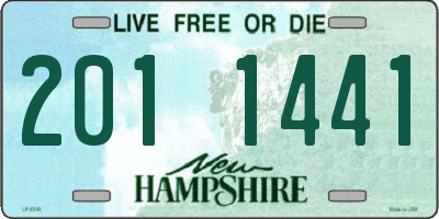 NH license plate 2011441