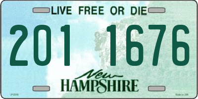 NH license plate 2011676