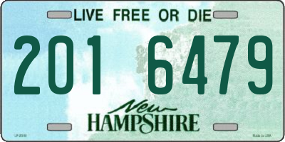 NH license plate 2016479