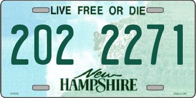 NH license plate 2022271