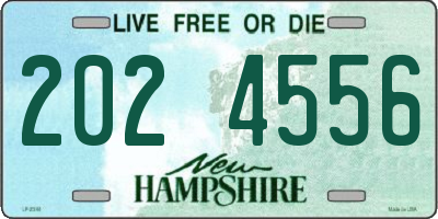 NH license plate 2024556