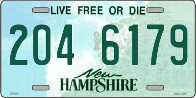 NH license plate 2046179