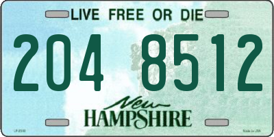 NH license plate 2048512