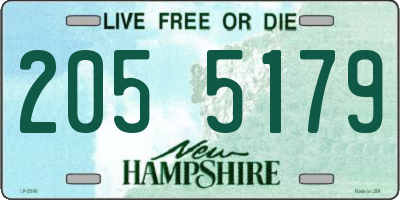 NH license plate 2055179