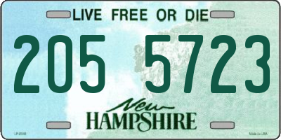 NH license plate 2055723