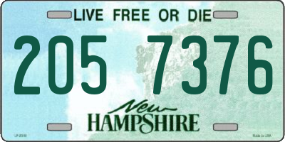 NH license plate 2057376