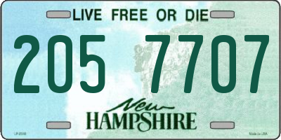 NH license plate 2057707