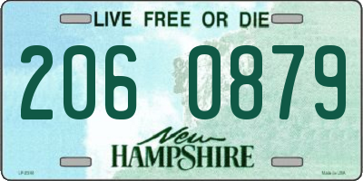 NH license plate 2060879