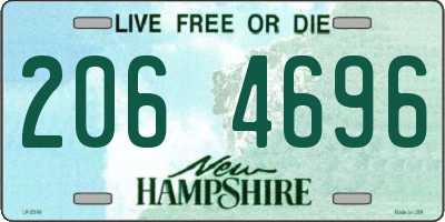 NH license plate 2064696