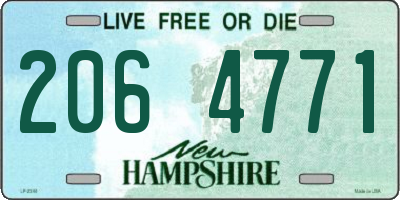 NH license plate 2064771