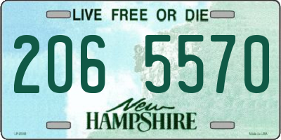 NH license plate 2065570