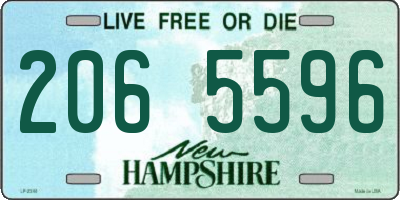 NH license plate 2065596