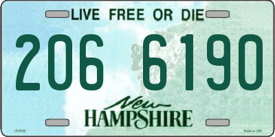 NH license plate 2066190
