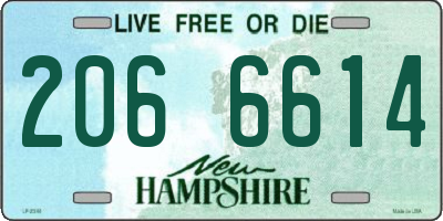 NH license plate 2066614