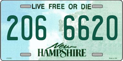 NH license plate 2066620
