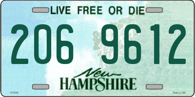 NH license plate 2069612