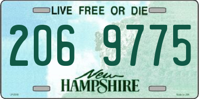 NH license plate 2069775