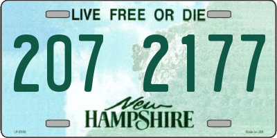 NH license plate 2072177