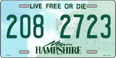 NH license plate 2082723