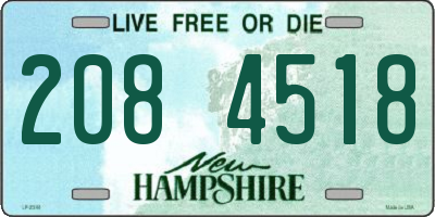 NH license plate 2084518