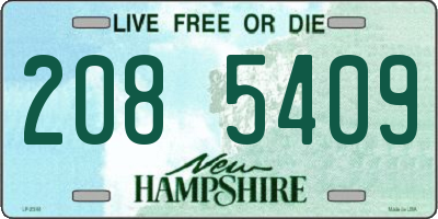NH license plate 2085409