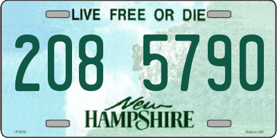 NH license plate 2085790