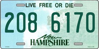 NH license plate 2086170