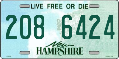 NH license plate 2086424