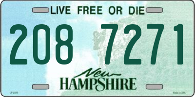 NH license plate 2087271