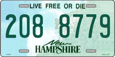 NH license plate 2088779