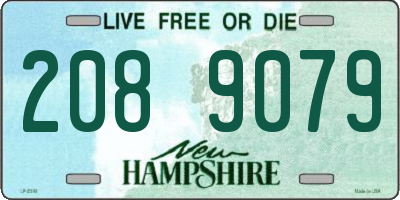 NH license plate 2089079