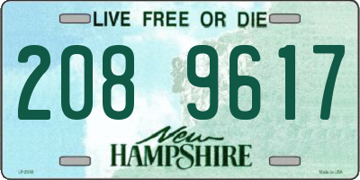 NH license plate 2089617