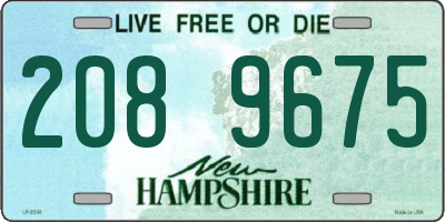 NH license plate 2089675