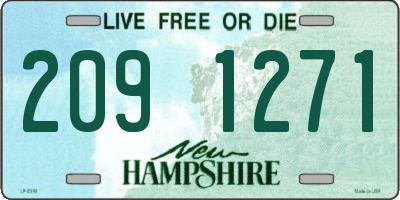 NH license plate 2091271