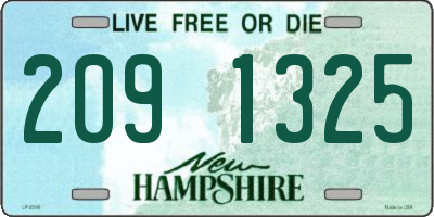 NH license plate 2091325