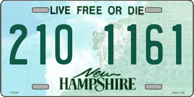 NH license plate 2101161
