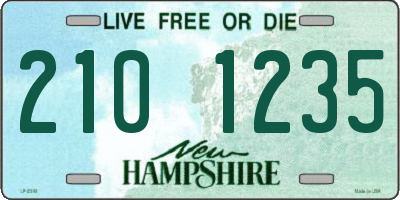 NH license plate 2101235