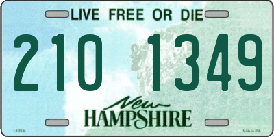 NH license plate 2101349