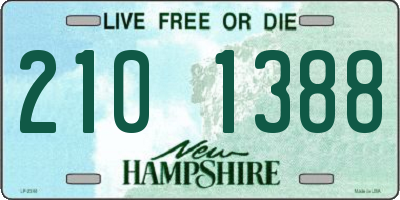 NH license plate 2101388