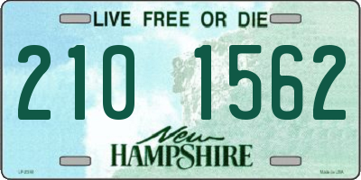 NH license plate 2101562