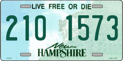 NH license plate 2101573