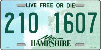 NH license plate 2101607