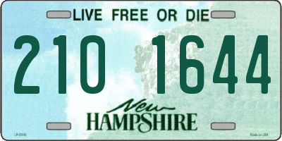 NH license plate 2101644