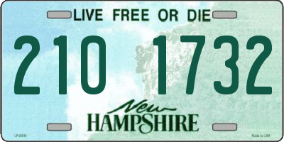 NH license plate 2101732