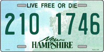 NH license plate 2101746
